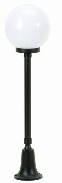 Lampe dallée extérieure Boule Abat-jour 77cm IP43 E27 Noir