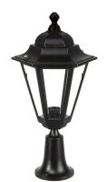 Lampe de socle ext&eacute;rieure Noir 49 cm IP43 E27...
