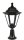 Lampe de socle ext&eacute;rieure Noir 49 cm IP43 E27 Rustique