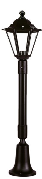Lampe dextérieur rustique noire aluminium 86cm nostalgique