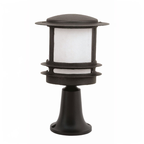 Luminaire de socle rustique extérieur 35cm protégé de la pluie