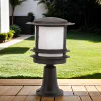 Luminaire de socle rustique ext&eacute;rieur 35cm...