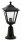 Luminaire de socle ext&eacute;rieur noir IP44 44cm E27 Rustique