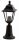 Lampe de chemin rustique noir 39cm IP44 E27 aluminium