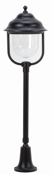 Lampe de jardin rustique noire 82cm de haut Aluminium