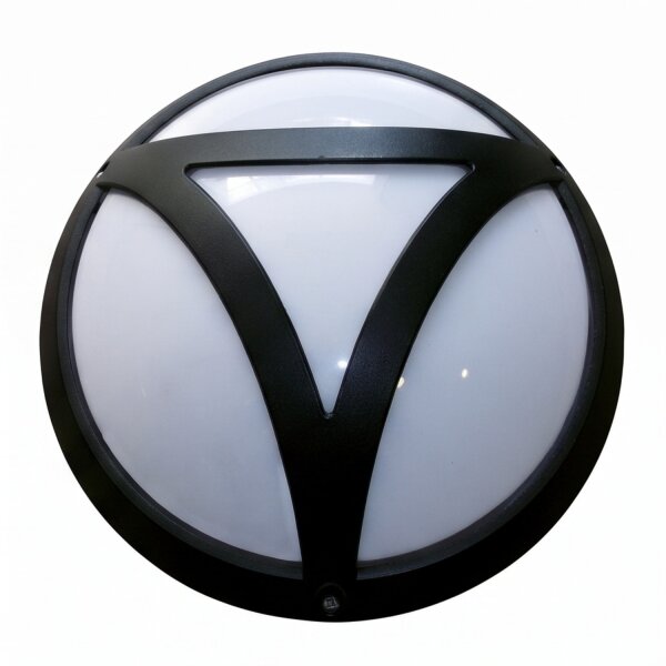 Plafonnier extérieur rond IP55 Ø28cm aluminium