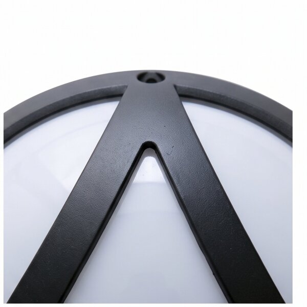 Plafonnier extérieur rond IP55 Ø28cm aluminium