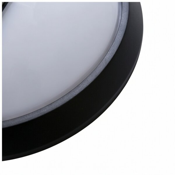 Plafonnier extérieur rond IP55 Ø28cm aluminium