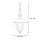 Suspension Extérieur Laiton Verre IP23 Rustique