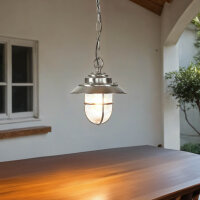 Lampe à suspension extérieure en nickel...