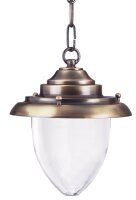 Lampe à suspendre extérieure laiton verre...