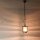 Lampe dextérieur suspendue MYKO en laiton inoxydable