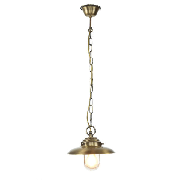 Lampe à suspendre extérieure laiton IP54 Maritim