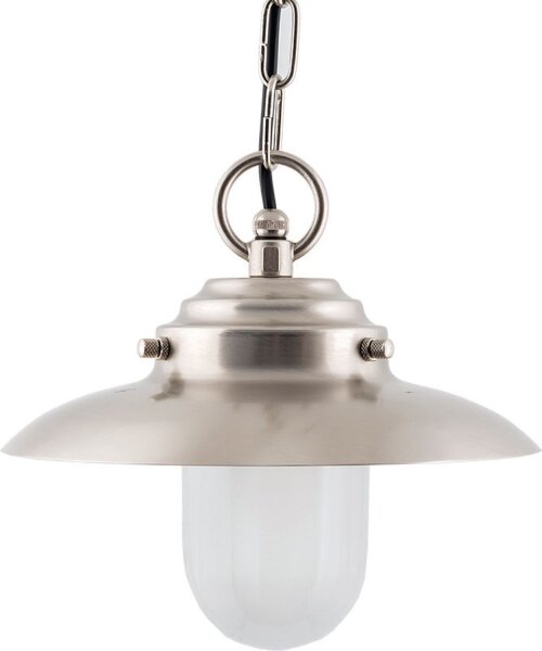 Lampe à suspendre dextérieur Nickel Maritim IP54 laiton véritable