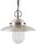 Lampe &agrave; suspendre dext&eacute;rieur Nickel Maritim IP54 laiton v&eacute;ritable