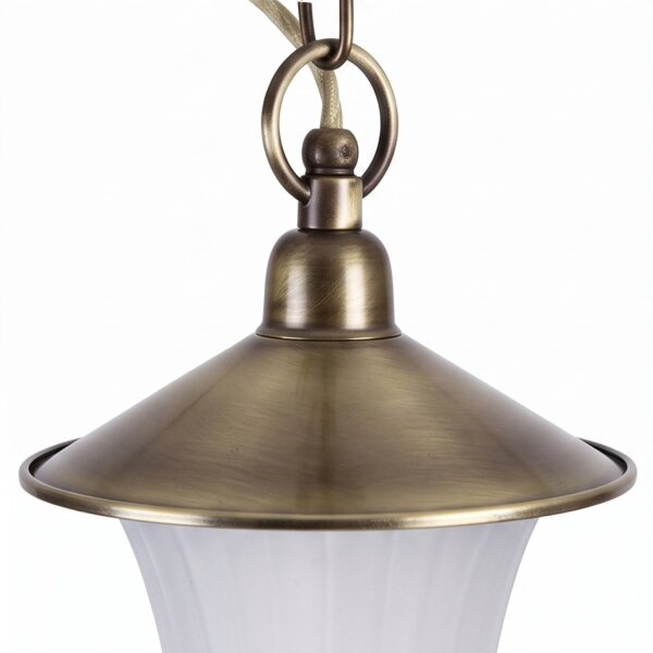 Suspension dextérieur en laiton véritable Ø20cm ANDROS