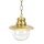 Lampe &agrave; suspendre laiton verre ext&eacute;rieur Maritim robuste PELLA