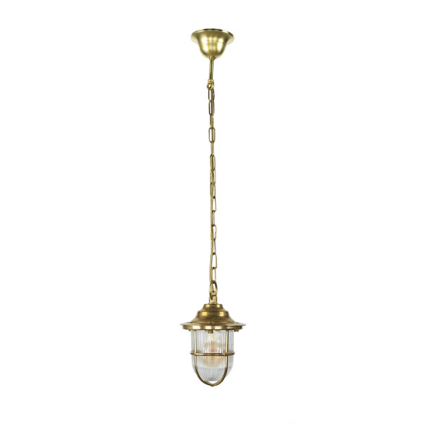 Lampes suspendues dextérieur en laiton Verre strié IP54 inoxydable