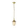 Lampes suspendues dextérieur en laiton Verre strié IP54 inoxydable
