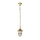 Lampes suspendues dextérieur en laiton Verre strié IP54 inoxydable