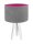 Lampe de table Abat-jour Lampe en bois Gris Rose R&eacute;tro 46cm