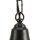 Suspension dextérieur Noir Ø25cm rond IP43 Rustique