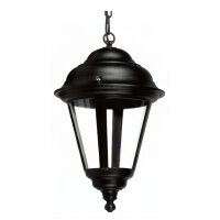 Luminaire suspendu dextérieur noir E27...