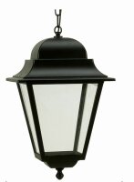 Lampe à suspendre noire extérieure IP44...
