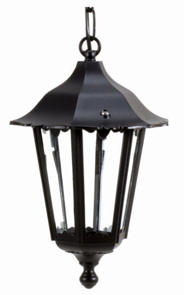 Suspension dextérieur Noir IP44 Rustique E27 Lanterne