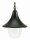 Suspension Outdoor Noir Rustique Aluminium IP43