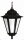 Lampe &agrave; suspendre Ext&eacute;rieur Noir Aluminium IP44 Rustique