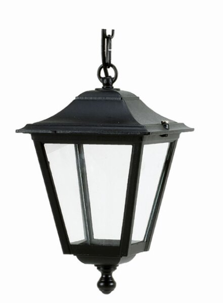 Lampe à suspendre extérieure IP44 Rustique Aluminium Noir E27
