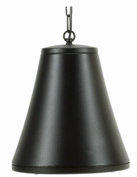 Suspension dextérieur Noir Ø19cm IP44 Rustique E27