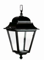 Luminaire suspendu noir extérieur IP44 Rustique...