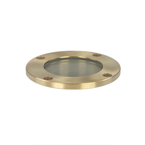 Laiton encastré rond IP54 GU10 extérieur Ø10,5cm