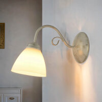Applique murale décorative LIRLIN Shabby Blanc...
