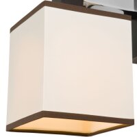 Lampe murale de style CALI Crème Tissu Lampe moderne