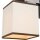 Lampe murale de style CALI Crème Tissu Lampe moderne
