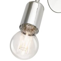 Applique murale métal Lampe chrome Moderne MADALYNN