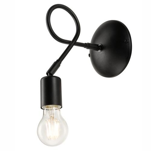 Applique murale Lampe de lecture Noir Métal Moderne flexible