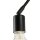 Applique murale Lampe de lecture Noir Métal Moderne flexible