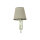 Applique beige tissu campagne ABUELA luminaire