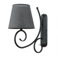Applique murale Romantique Anthracite Campagne confortable