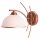 Lampe murale brune métal élégant KALONA Lampe verre