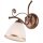 Applique murale Abat-jour Shabby brun antique Métal