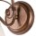 Applique murale Abat-jour Shabby brun antique Métal