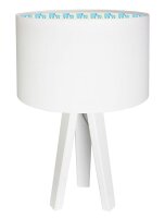 Lampe enfant blanche ours polaire trépied 46cm...