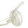 Applique murale shabby art nouveau métal lampe verre
