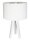 Lampe en bois pour enfants Fille Blanc Hiboux Table