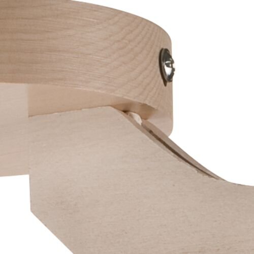 Plafonnier en hêtre blanc bois salon